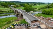 lavoro di riparazione ponte  "Bridge of Dun" in scozia Scozia