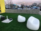 Gabbioni per area relax